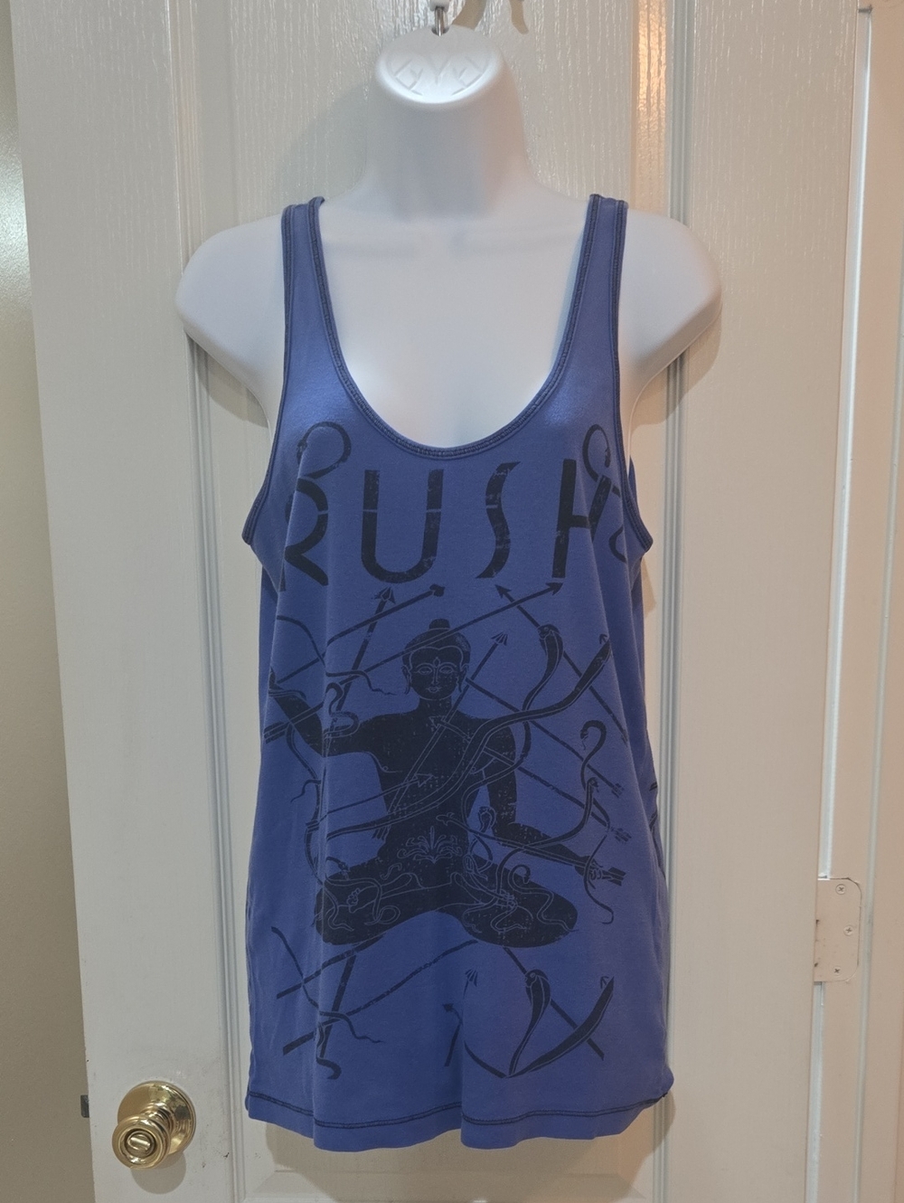 Rush Concert Band Snakes And Arrows World Tour 2008 Tank Top Women's XL